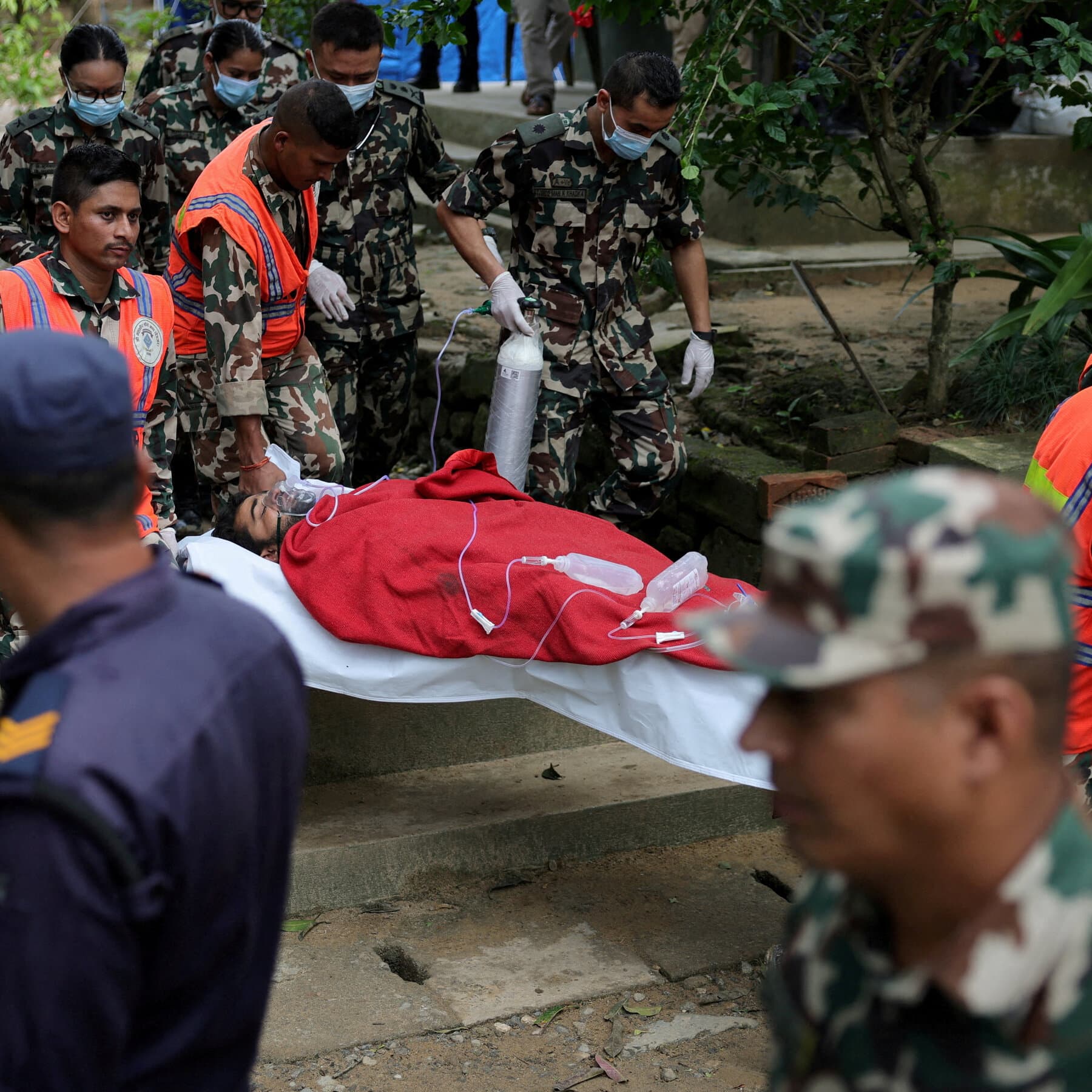 Nepal Rescuers Search Tunnel After 2 Found Alive in Flood